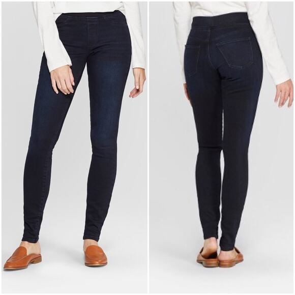 Universal Thread High Rise Pull-on Dark Wash Jegging - Picture 1 of 6